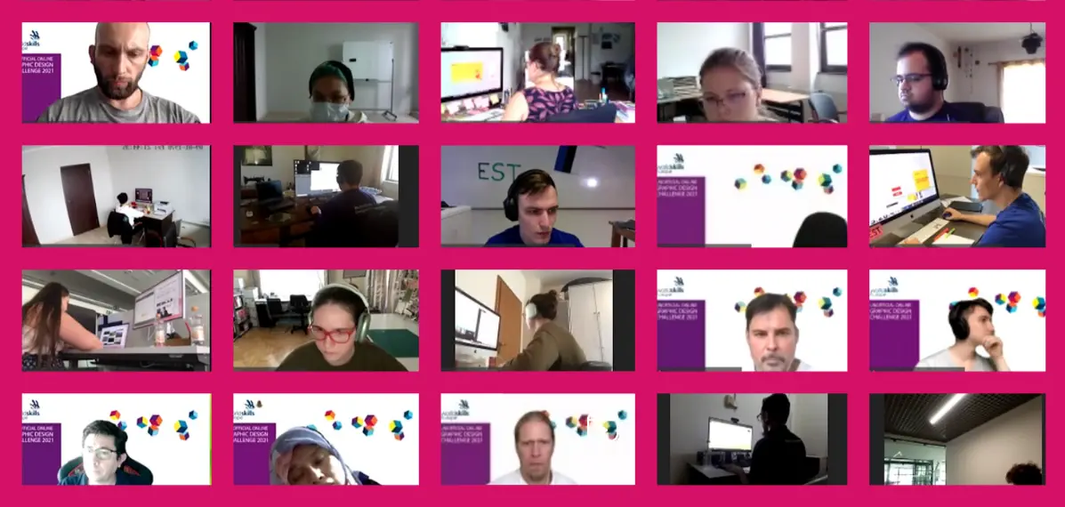 Graphic designers gather for WorldSkills Europe Online Skills Challenge